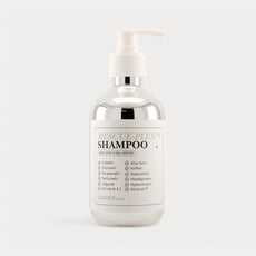 Rescue-plex Shampoo – sulfatfri og parfumefri shampoo, der fugter, styrker og balancerer hår og hovedbund.